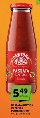 Passata rustica przecier pomidorowy Dawtona promocja w Groszek