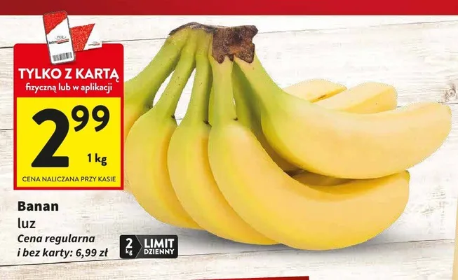 Banan luz promocja w Intermarche