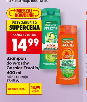 Szampon do włosów Garnier Fructis Grow Strong promocja w Biedronka