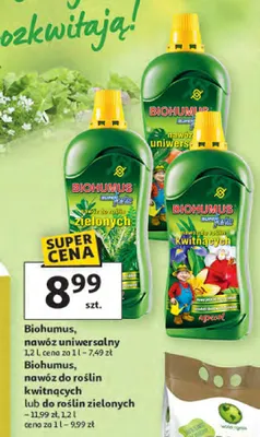 Nawóz do roślin kwitnących lub do roślin zielonych promocja w Auchan