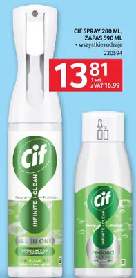 Cif spray 280ML + zapas 590ML promocja w Selgros