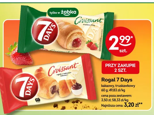 Rogal 7 Days kakaowy promocja w Żabka