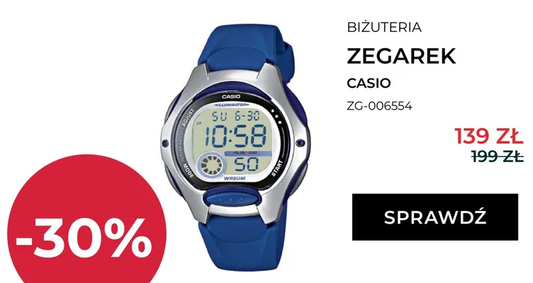 Zegarek Casio ZG-006554 promocja w Briju