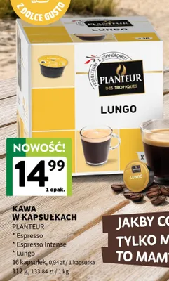 Kawa w kapsułkach Planteur Espresso Intense promocja w Intermarche