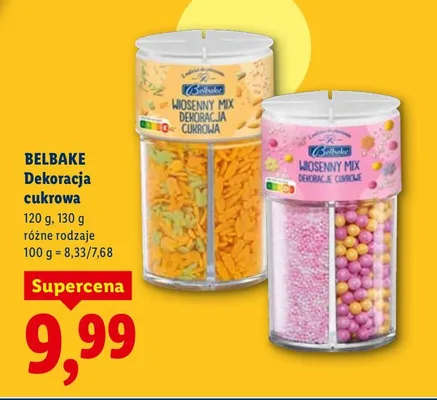 Dekoracja cukrowa promocja w Lidl