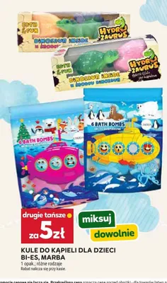 Kule do kąpieli dla dzieci Bi-Es Bath Bombs promocja w Stokrotka