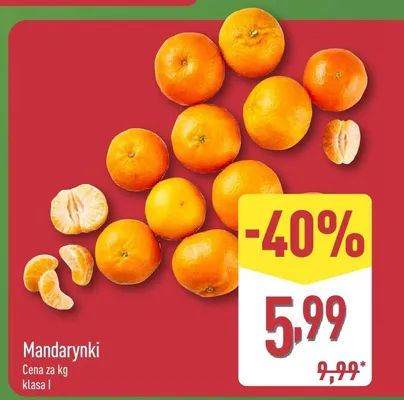 Mandarynki promocja w Aldi