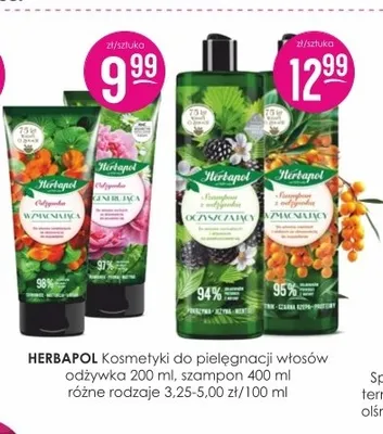 Szampon do włosów Herbapol promocja w Drogerie Jasmin