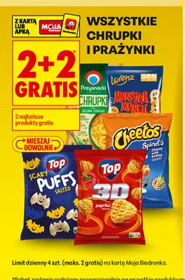 Chrupki zielona cebulka Przysnacki promocja w Biedronka