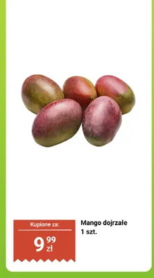 Mango dojrzałe 1 szt. promocja w Biedronka