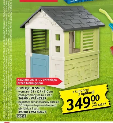 Domek Jolie SMOBY promocja w Selgros