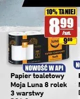 Papier toaletowy Moja Luna 8-pak 3 warstwy promocja w API Market
