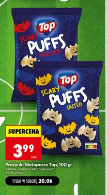 Prażynki Nietoperze Top solone promocja w Biedronka