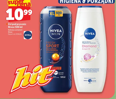 Żel pod prysznic Nivea Men Fresh Sport promocja w TOPAZ