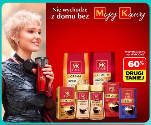 Kawy marki MK Café promocja w Carrefour Market