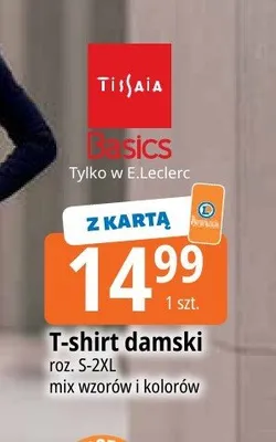 T-shirt damski Tissaia promocja w Leclerc