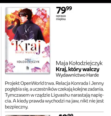 Książka Kraj, który walczy Maja Kołodziejczyk promocja w Empik