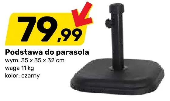 Podstawa do parasola promocja w Bricomarche