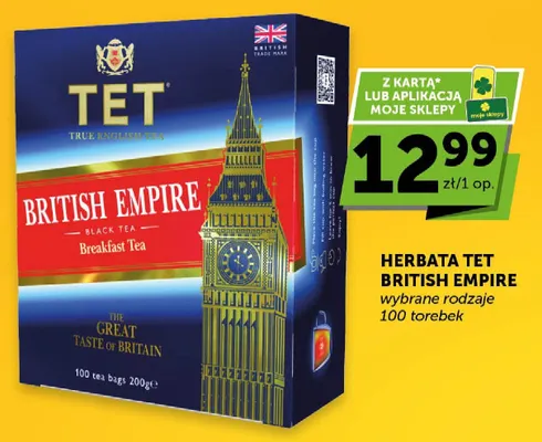 Herbata British Empire wybrane rodzaje promocja w ABC