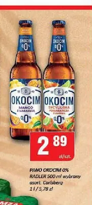 Piwo bezalkoholowe Okocim Radler Mango z Pigwą promocja w Chorten