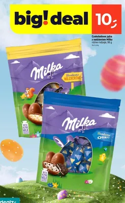 Czekoladowe jajka z nadzieniem różne rodzaje promocja w Dealz
