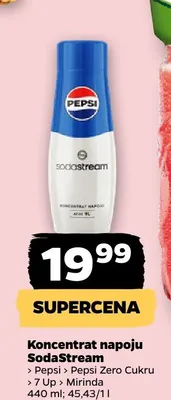Koncentrat napoju SodaStream 7 Up promocja w Netto