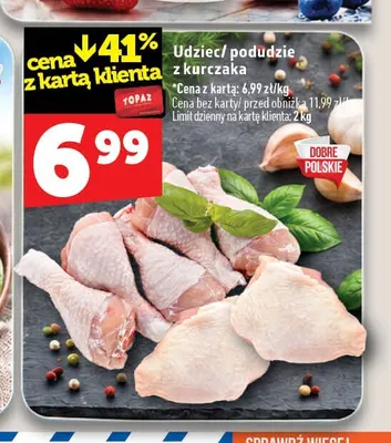 Udziec z kurczaka promocja w TOPAZ