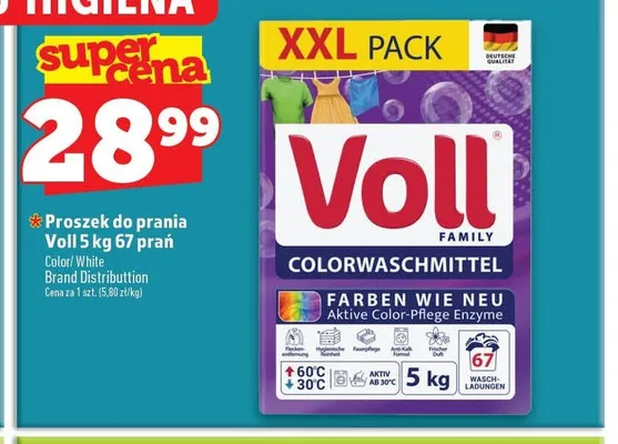 Proszek do prania Voll Color promocja w TOPAZ
