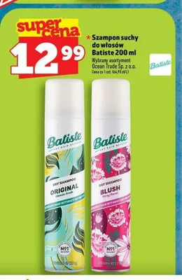 Szampon suchy do włosów Batiste Blush Flirty Floral promocja w TOPAZ