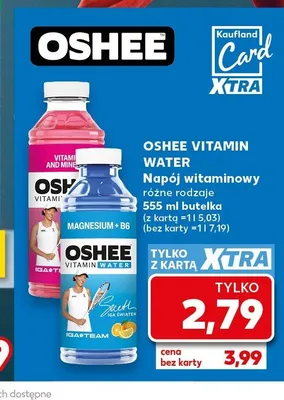 Napój witaminowy Oshee Vitamin Water promocja w Kaufland