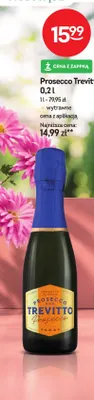 Wino musujące Prosecco Trevitto wytrawne promocja w Żabka
