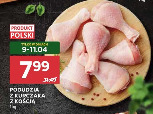 Podudzia z kurczaka z kością promocja w Stokrotka