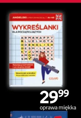Książka Wykreślanki dla początkujących Edgard promocja w Empik