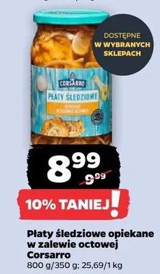 Płaty śledziowe opiekane w zalewie octowej promocja w Netto