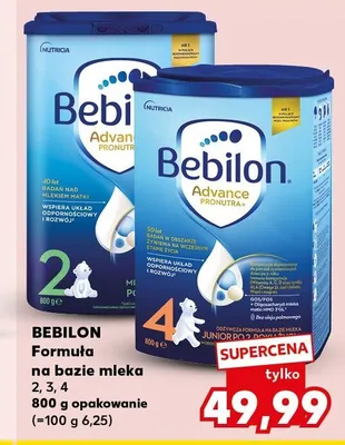 Mleko modyfikowane Bebilon Advance 2 promocja w Kaufland