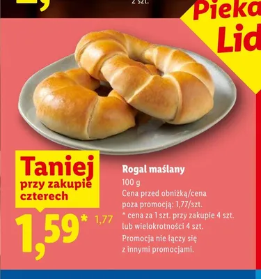 Rogal maślany promocja w Lidl