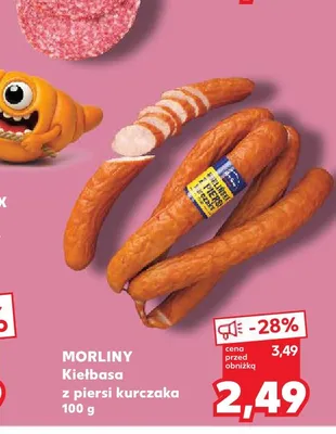 Kiełbasa z piersi kurczaka Morliny promocja w Kaufland