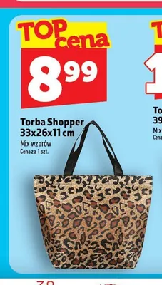 Torba shopper 33x26x11 cm promocja w TOPAZ
