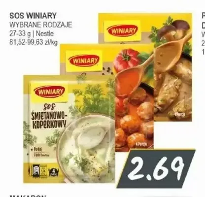 Sos Winiary promocja w Słoneczko