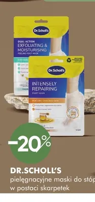 Pielęgnacyjne maski do stóp w postaci skarpetek Dr.Scholl's promocja w Super-Pharm