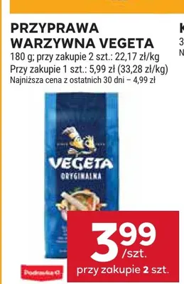 Przyprawa warzywna Vegeta promocja w Stokrotka
