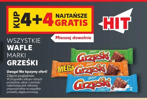 Wafel Grześki Mega promocja w Kaufland