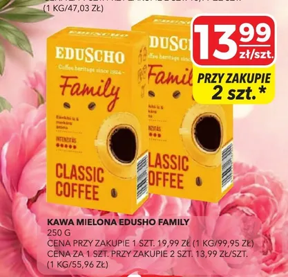 Kawa mielona Eduscho Family promocja w Top Market