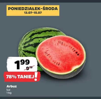 Arbuz luz promocja w Netto