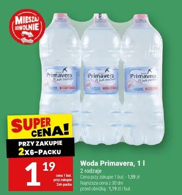 Woda Primavera promocja w Twój Market