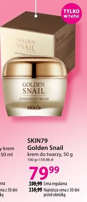 Krem Golden Snail promocja w Hebe