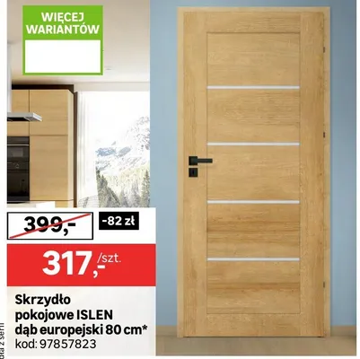 Skrzydło pokojowe Islen dąb europejski promocja w Leroy Merlin