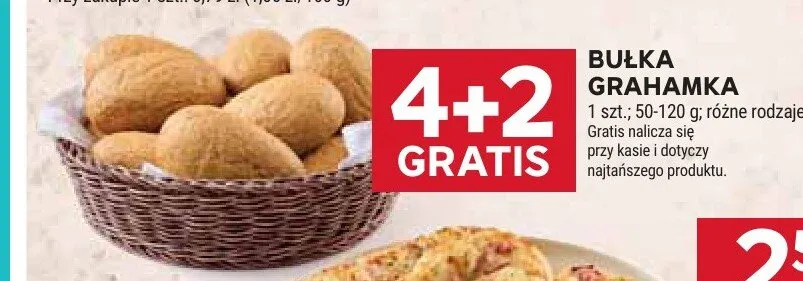 Bułka grahamka promocja w Stokrotka
