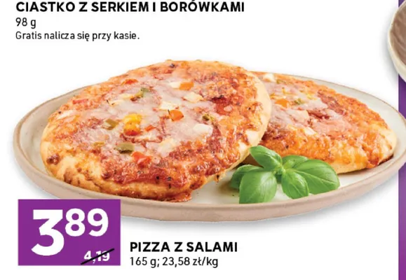 Ciastko z serkiem i borówkami promocja w Stokrotka