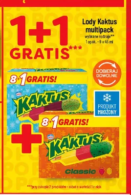 Lody Kaktus multipack promocja w POLOmarket